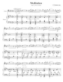 Partition complète, 18 pièces, 18 пьес ; 18 Morceaux, Tchaikovsky, Pyotr par Pyotr Tchaikovsky