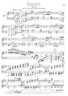Partition complète, Piano Sonata No.23, Appassionata, F minor, Beethoven, Ludwig van par Ludwig van Beethoven