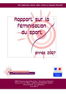 Rapport sur la féminisation du sport