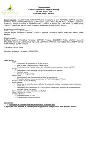 Compte-rendu Comité syndical du Pays de Pontivy 26 avril 2010 ...