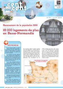 Recensement de la population 2006     62 000 logements de plus en Basse-Normandie  