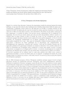 Article Paru dans Critique n°764-765, Jan-Fev 2011 D Arcy ...