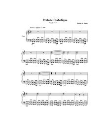 Partition complète, Prelude Diabolique, Mann, Joseph Arthur