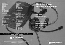 Notice Amplificateur Plantronics  A100