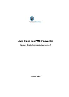Livre Blanc des PME innovantes