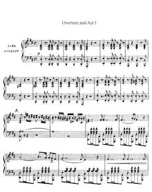 Partition Overture et Act I, Aroldo, Verdi, Giuseppe
