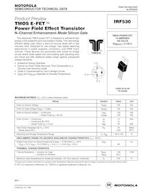 1Motorola TMOS Power MOSFET Transistor Device Data