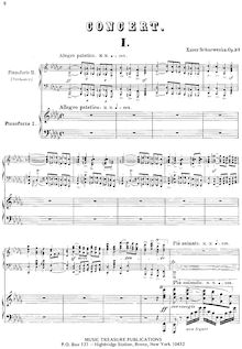 Partition , Allegro patetico, Concerto pour piano et orchestre no. 1 en B-flat minor, op. 32