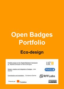 RFFLabs :  Open Badges Portfolio- Eco-conception