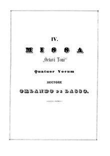 Partition Kyrie, Gloria et Credo (monochrome), Missa Jäger, Missa Venatorum