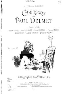 Partition complète, Chansons, Delmet, Paul Julien