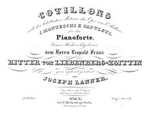 Partition complète, Cotillons nach den beliebtesten Motiven der Oper von , Bellini, I Montecchi e Capuleti