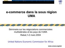 e-commerce dans la sous région UMA