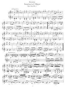 Partition sonatines No.1 et No.2 - complete, 2 sonatines, Op.136