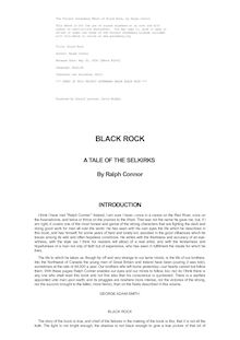Black Rock: a Tale of the Selkirks