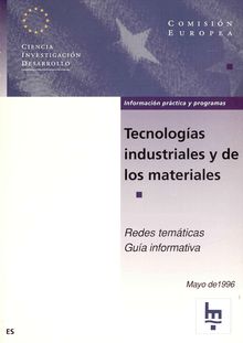 Tecnologías industriales y de los materiales (BRITE-EURAM III - 1994-1998)