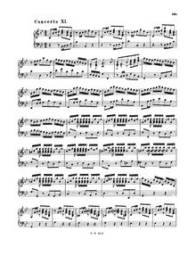 Partition , Concerto en B♭ major, BWV 982, 16 Konzerte nach verschiedenen Meistem