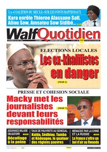 Walf Quotidien n°8751 - du vendredi 28 mai 2021
