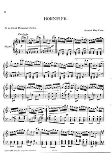 Partition complète, Hornpipe, A minor, MacCunn, Hamish