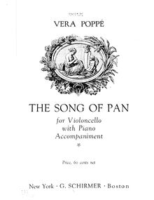 Partition de piano, pour Song of Pan, The Song of Pan for Violoncello with Piano Accompaniment