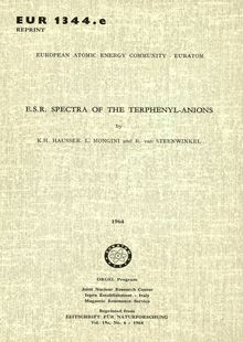 E.S.R. SPECTRA OF THE TERPHENYL-ANIONS