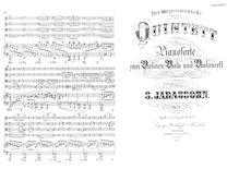Partition complète et parties, Piano quintette No.1, Op.70