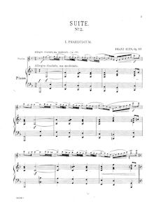 Partition de piano,  No.2 pour violon, F major, Ries, Franz