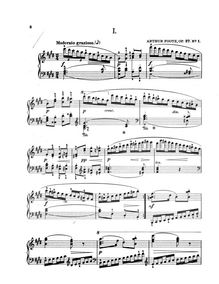 Partition , Moderato grazioso en E major, 9 Etudes pour pour Musical et Technical Development