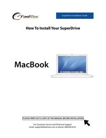How To Install Your SuperDrive