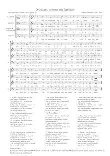 Partition Cobbold: O God my strength et fortitude (Psalm 18), pour Whole Booke of Psalmes