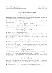 Universite Joseph Fourier Cours MAT403 Master Mathematiques Informatique Annee