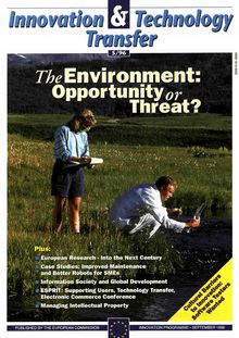 Innovation & Technology Transfer 5/96. The Environment: Opportunity or Threat?