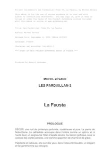 Les Pardaillan — Tome 03, La Fausta par Michel Zévaco