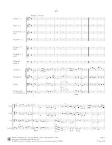 Partition I, Finale: Vivace, Symphony No.101 en D major “pour Clock”