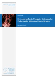 New approaches to computer assistance for endovascular abdominal aortic repairs [Elektronische Ressource] / Stefanie Demirci