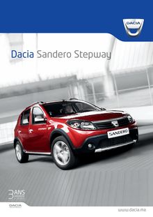 Catalogue sur la Dacia Sandero Stepway