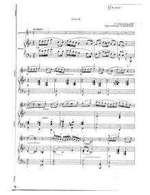 Partition de piano, Elegia, D minor, Sokalsky, Pyotr