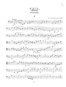 Partition violoncelle, Piano Trio No.1, Op.24, C minor, Herzogenberg, Heinrich von