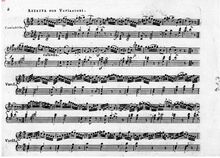 Partition complète, Ariette avec 15 Variations, C major, Beecke, Ignaz von