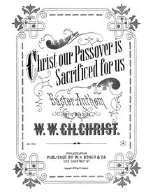 Partition complète, Christ our Passover is Sacrificed pour us, Schleifer 57