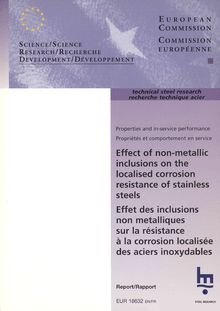Effect of non-metallic inclusions on the localised corrosion resistance of stainless steels
