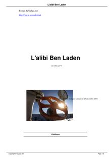 L'alibi Ben Laden