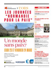 Le programme des journées "Normandie pour la paix"