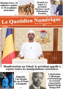 Le Quotidien Numérique d’Afrique n°2059 - du mercredi 26 octobre 2022