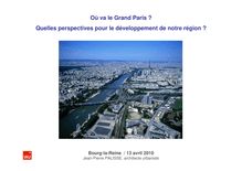 Où va le Grand Paris ? Quelles perspectives pour le développement ...