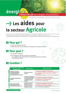 Fiche agricole n