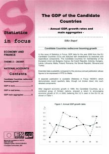 28/01 STATISTIQUES EN BREF - ECONOMIE ET FINANCES