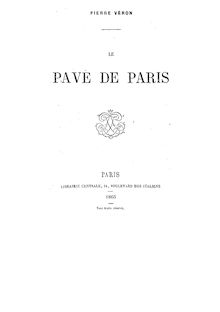 Le pavé de Paris / Pierre Véron
