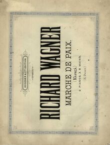 Partition couverture couleur, Rienzi, der Letzte der Tribunen, Wagner, Richard par Richard Wagner