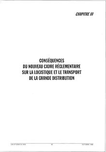 Evolution du cadre réglementaire de la grande distribution française. Conséquences sur la logistique et le transport. : 2